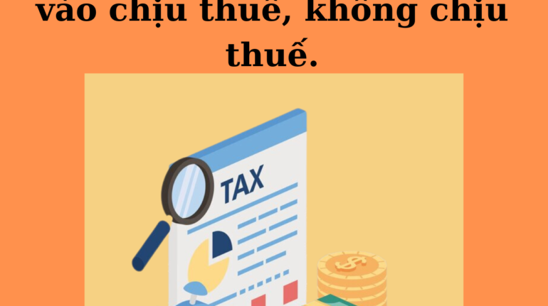 Phân bổ thuế GTGT đầu vào chịu thuế và khong chịu thuế