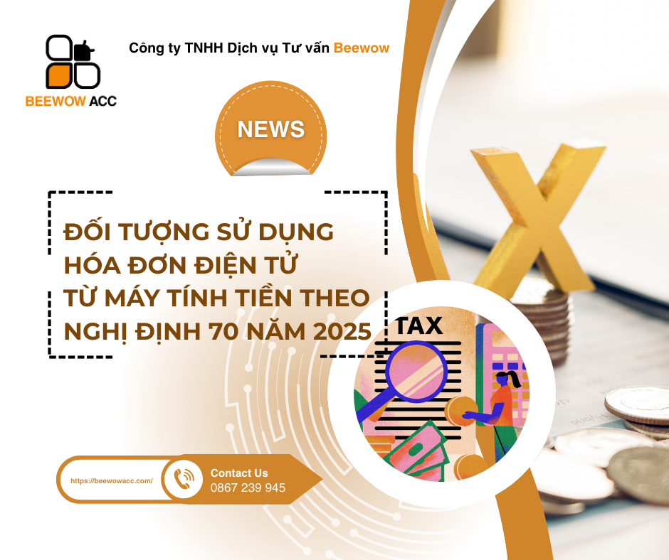 Đối tượng sử dụng hóa đơn điện tử từ máy tính tiền theo Nghị định 70 năm 2025